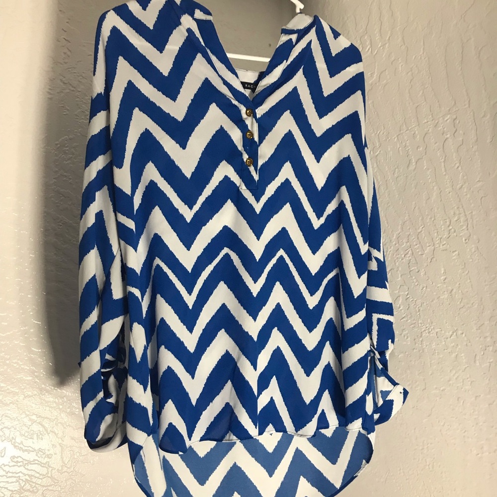 Blue & White Chevron